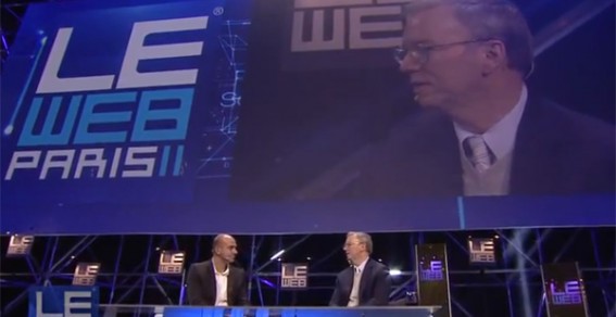 Le Web'11 - Eric Schmidt